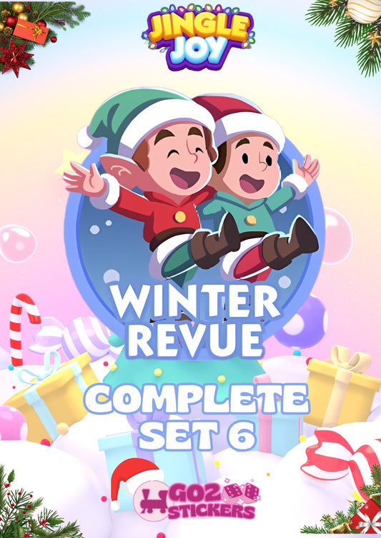 SET 6 (Winter Revue) Jingle Joy Set - Monopoly GO! Stickers