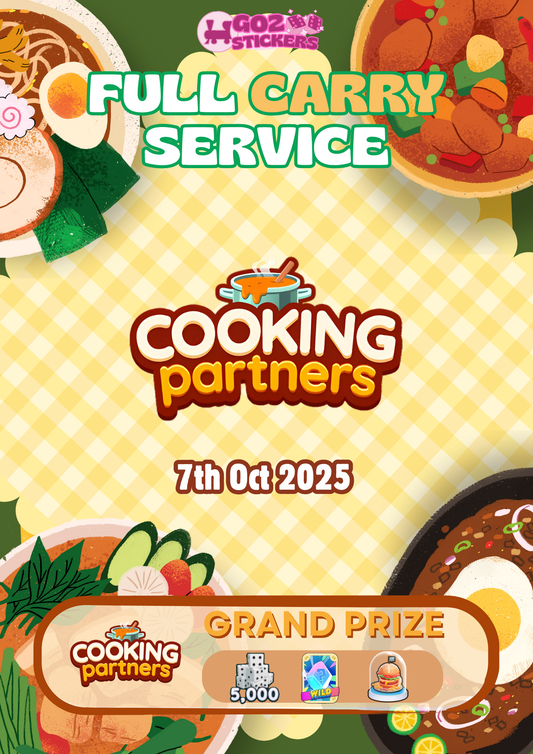 👨‍🍳 MONOPOLY GO! COOKING PARTNERS EVENT 👨‍🍳 - OCTOBER 7th