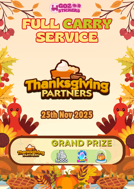 🦃🥧 MONOPOLY GO! HALLOWEEN PARTNERS EVENT 🦃🥧 - NOVEMBER 25th