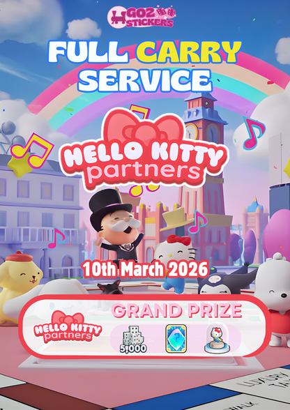 Monopoly GO Hello Kitty Partner Event Full Carry