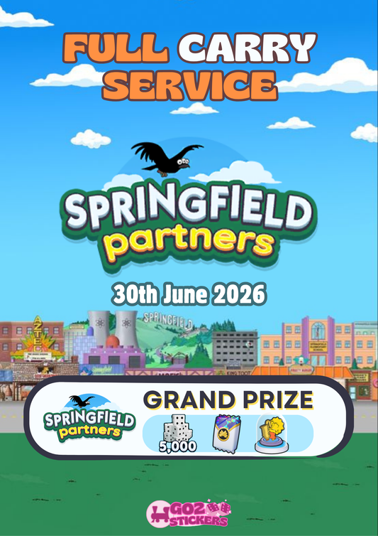Monopoly GO Springfield Partner Event Full Carry