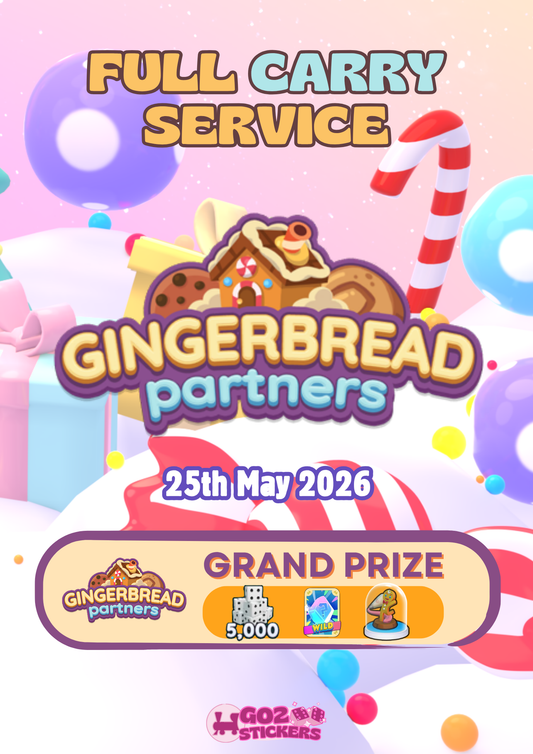 Monopoly GO Gingerbread Partner Event Full Carry