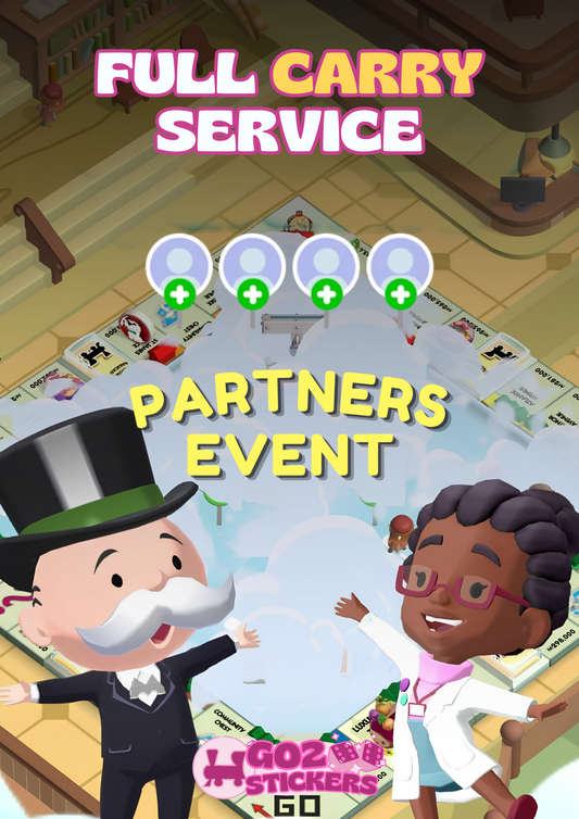 Monopoly GO Partner Event Carry - Full Slot Completion Service