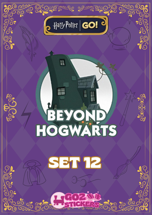 SET 12 (Beyond Hogwarts) Harry Potter Set - Monopoly GO! Stickers