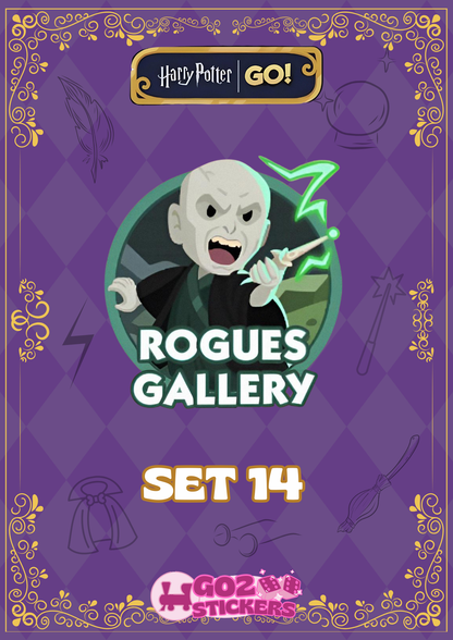SET 14 (Rogues Gallery) Harry Potter Set - Monopoly GO! Stickers