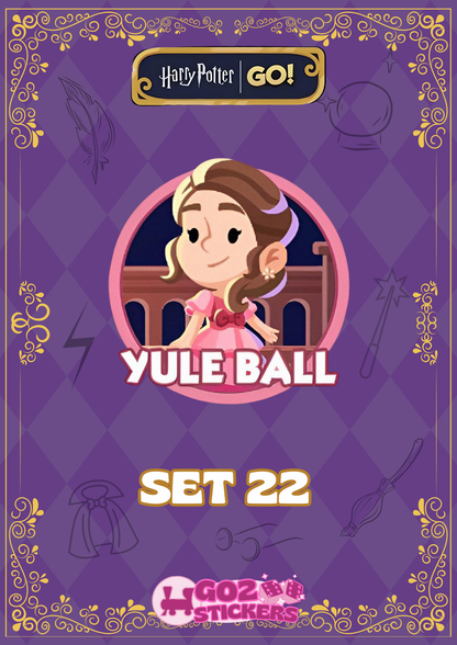 SET 22 (Yule Ball) Harry Potter Set - Monopoly GO! Stickers