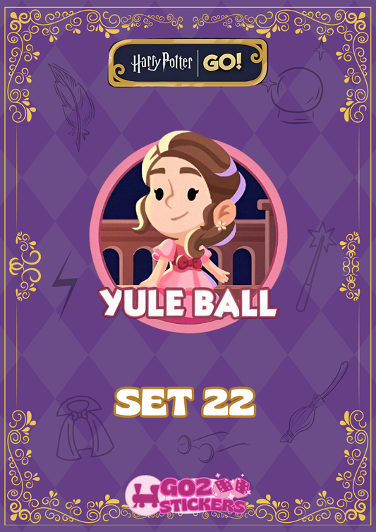 SET 22 (Yule Ball) Harry Potter Set - Monopoly GO! Stickers