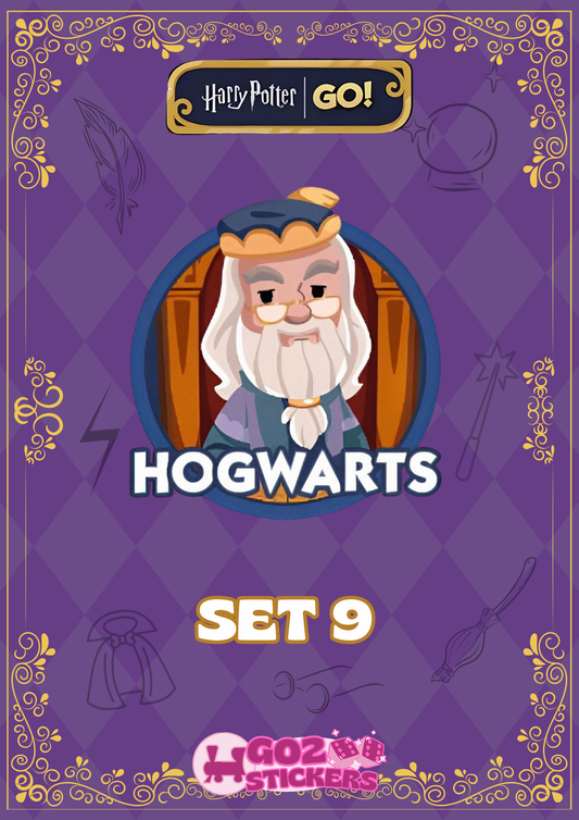 SET 9 (Hogwarts ) Harry Potter Set - Monopoly GO! Stickers