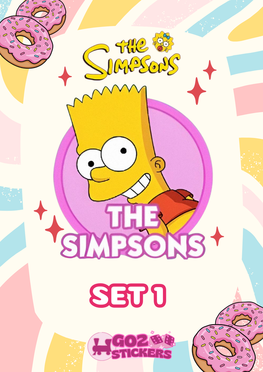 SET 1 (The Simpsons) The Simpsons Album - Monopoly GO! Stickers