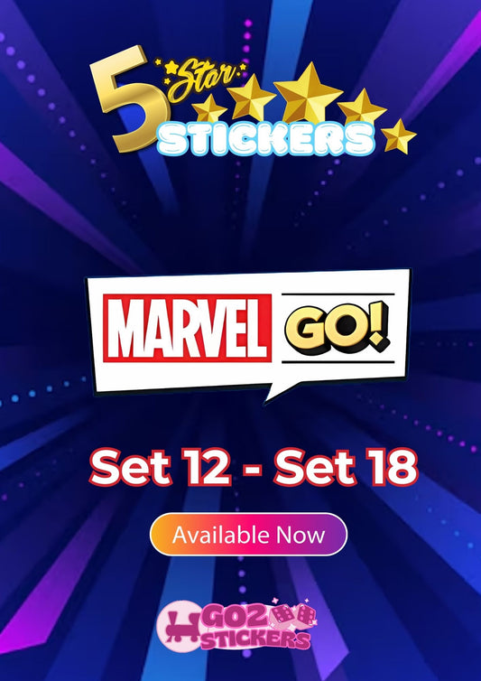 5-Star Stickers Collection for Monopoly Go (Sets 12-18)